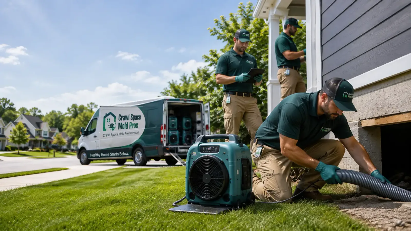 Crawl Space Mold Removal in Fingal, ND